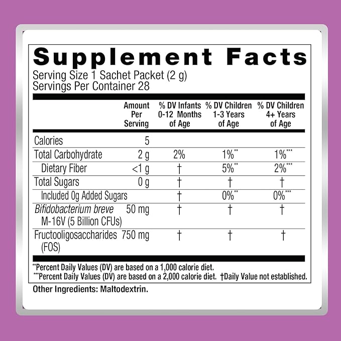 Biostime Baby &amp Kids Skin Defense | Helps Protect from Skin Inflammation † | 5 Billion CFUs | Gut Support | Clinically Tested Probiotics Strains | 28 Sachets