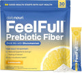 Daily Nouri FeelFull Prebiotic Fiber Drink Mix | Prebiotic Fiber for Fullness &amp Gut Health | Oligofructose + Glucomannan + Chromium | 30 Stick Packs
