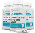 Justified Laboratories (3 Pack) Best Breath Max 40 Billion CFU Probiotic Oral Support 180 Capsules