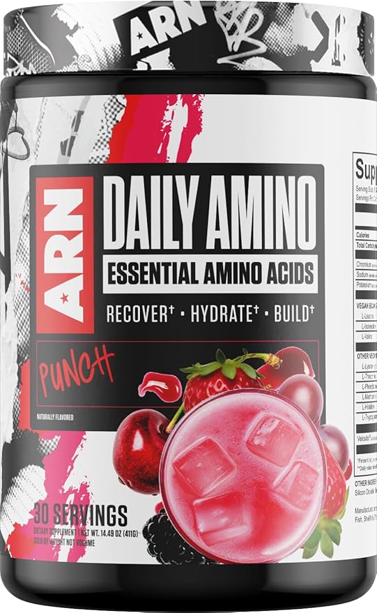 Arms Race Nutrition | ARN | Daily Amino Essential Amino Acids (30 Servings Punch)