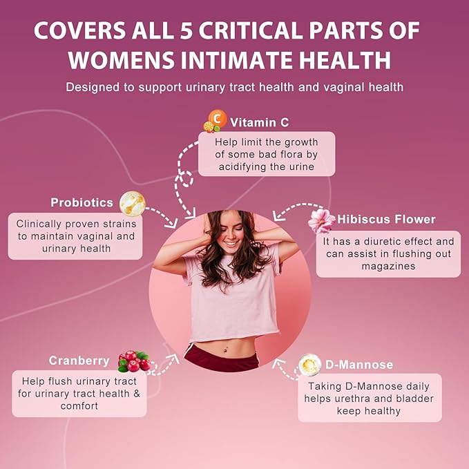 DRFOSTER Urinary Tract Health Probiotics for Women Digestive Health