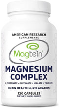 Magnesium L-Threonate Complex | 4 Highly Bioavailable Forms - (Patented Magtein™) Magnesium L-Threonate Glycinate Malate Taurate | No Oxide | Brain Health Sleep Support | 300mg Serving | 120 Caps