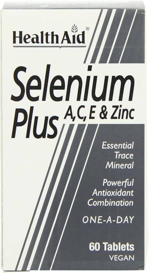 Health Aid Selenium Plus (Vitamins A C E &amp Zinc) 60 Tablets