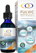 Optimally Organic Water Extracted Fulvic Ionic Minerals X350 - Patented BioActive Fulvic Acid Humic Acid Trace Minerals Electrolytes &amp Essential Amino Acids - 8+ Month Supply!