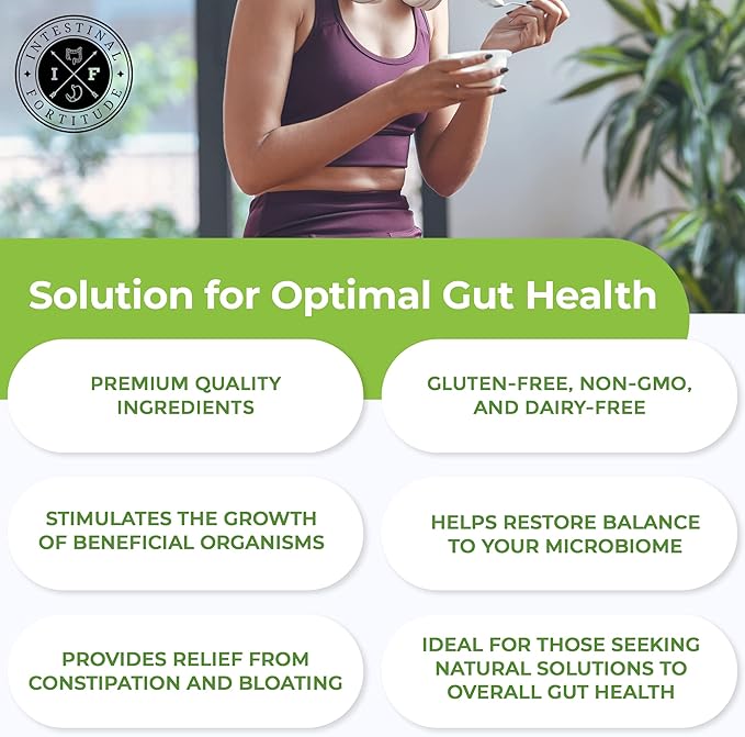 Intestinal Fortitude Phage 1 - Ultimate Gut Health Supplement Total Restore Intestinal Defense Patented Bacteriophage Blend for Gut Support Digestive &amp Immune System Health Destroy Bad Bacteri