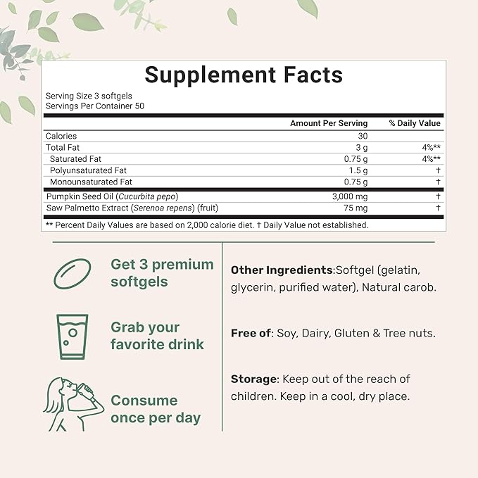 Micro Ingredients Pumpkin Seed Oil with Saw Palmetto 3000mg Softgels &amp KSM-66 Ashwagandha Gummies 300mg | 2 Pack | Retains Essential Fatty Acids &amp Phytosterols | Sugar Free Mango Passion Frui