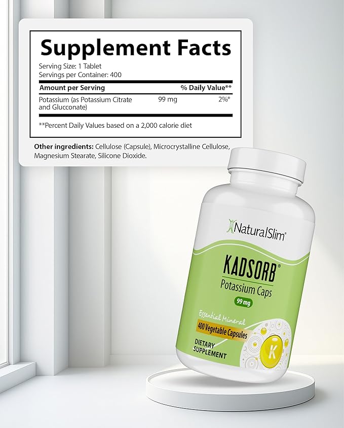 NaturalSlim Dynamic Duo Gift Set - Premium Wellness Kit with MagicMag Magnesium Powder Kadsorb Potassium Capsules Double Wall Glass Mug &amp Metabolism Book - Daily Energy Support System