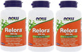 NOW Foods Relora 300 mg Veg-Capsules 120-Count (Pack of 3)