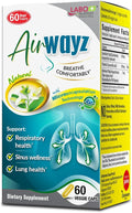 LABO Nutrition AirWayz Quercetin Vitamin C Black Pepper Extract Supplement| 60 Veggie Capsules