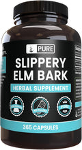 Pure Original Ingredients Slippery Elm Bark (365 Capsules) No Magnesium Or Rice Fillers Always Pure Lab Verified