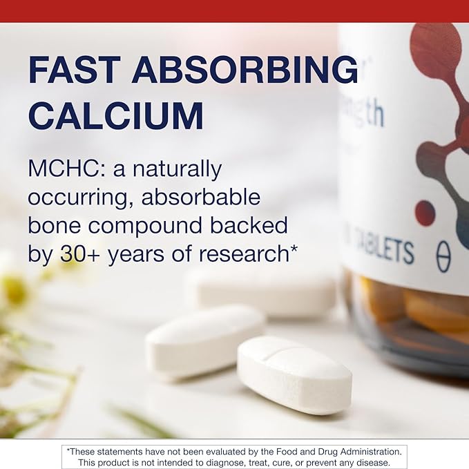 Metagenics Bone Builder Extra Strength - Microcrystalline Hydroxyapatite Concentrate (MCHC) with Calcium &amp Phosphorus - Supports Bone Density &amp Strength - Non-GMO &amp Gluten-Free - 90 Tablet