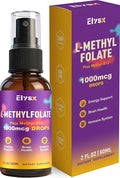 Liquid Methylfolate &amp B12 Spray Methylated Folate Drops for Kids &amp Adults with Choline TMG &amp Vitamins MTHFR Support Brain Health Immunity 2 Fl Oz