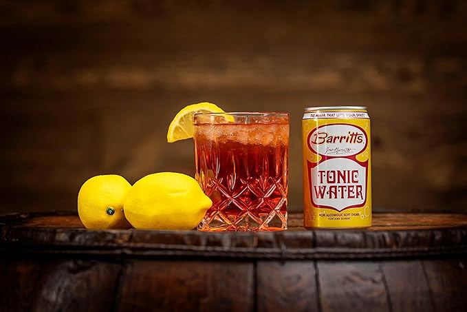 Barritt's Mixers - Tonic Water Non-Alcoholic Soda Cocktail Mixer 7.5 fl oz Cans 24 Pack Mini