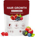 Lumin Hair Gummies with Biotin &amp Collagen Mixed Berry Flavor Supports Healthy Hair Growth &amp Strength Skin &amp Nails Vegan &amp Non-GMO 60 Gummies