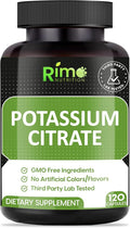 Potassium Citrate Supplement - No Additives 120 Servings