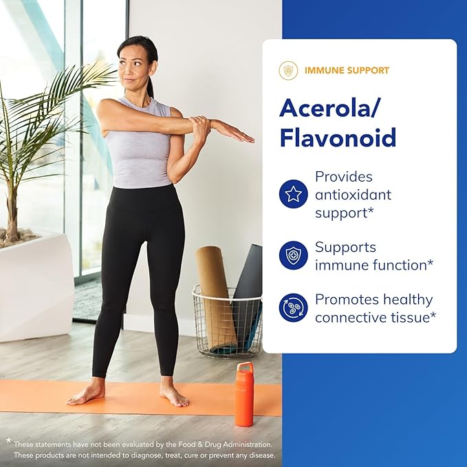 Pure Encapsulations Acerola/Flavonoid | Corn-Free Plant-Based Vitamin C and Bioflavonoid | 120 Capsules*