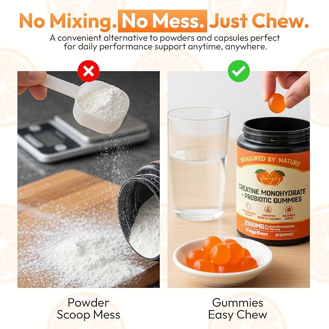 Creatine Gummy with probiotic