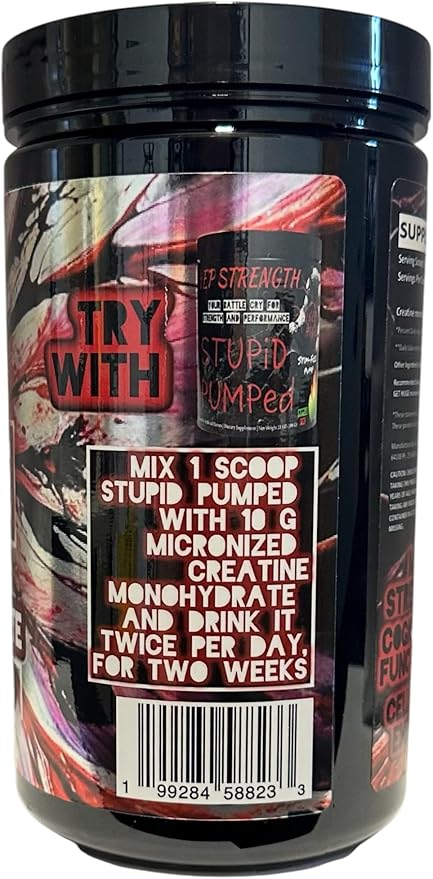 YEP Get Huge Micronized Creatine Monohydrate - Fast-Absorbing Ultra-Filtered Micronized Creatine Monohydrate Powder - Unflavored - 500 Grams / 100 Servings