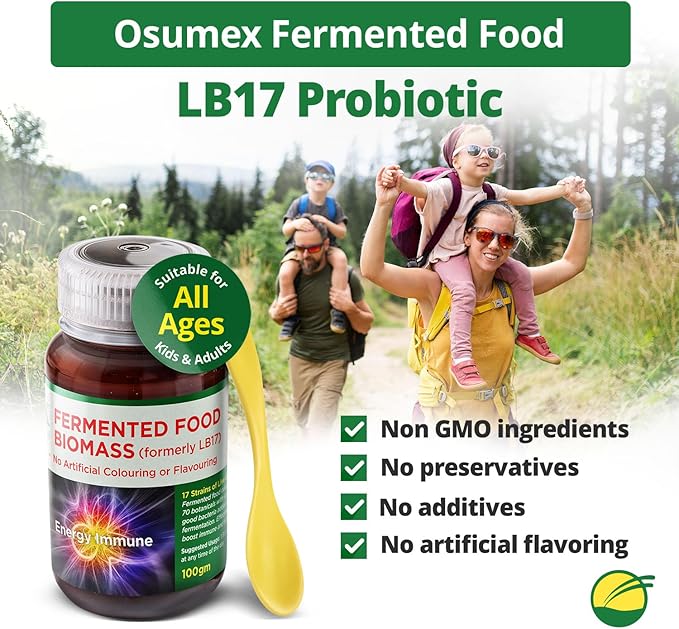 LB17 Biomass Live Probiotics for Women Men &amp Kids 100g/Bottle - Daily Probiotic Paste Supplement Probiotics for Digestive Health Adult Probiotic Digestive Nutritional Supplements Kids Gut Hea