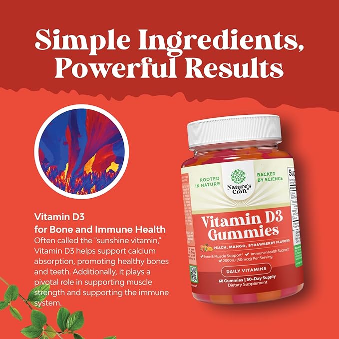 Bundle of Pure Quercetin with Bromelain Supplement + 500mg Capsules for Immune Support &amp Breathing and Vitamin D3 Gummies for Daily Wellness with 2000IU per Serving for Bone &amp Muscle Support