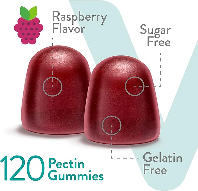 Viteey Probiotic Gummies for Women Men &amp Teens 2 Billion CFUs - Sugar Free - Immune Booster Digestive Support Gut Health - Vegan Gelatin Free GMO Free - Tasty Chewable Raspberry Flavored Gum