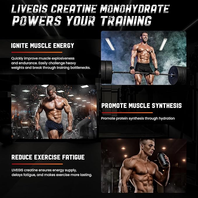 Creatine Creatine Monohydrate Keto Friendly Unflavored - Support Muscles Cellular Energy and Cognitive - 17.63 Oz(500g) - 100 Servings (500g)