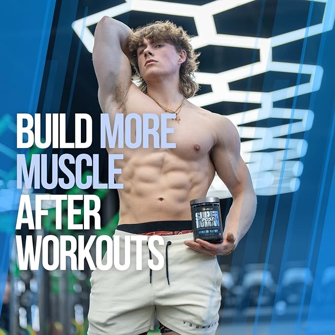 ALPHA LION Superhuman Post Post Workout Recovery Fast Acting Post Workout for Men &amp Women (25 Servings Curlin Candy)