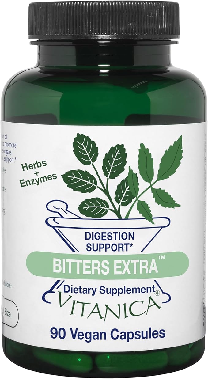 Vitanica Bitters Extra Digestion Support Vegan 90 Capsules