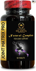 Joint Support Supplement - Joint Supplement for Joint Support Recovery Supplements Post Workout Muscle Strength &amp Performance - 1 Bottle 90 Tablets