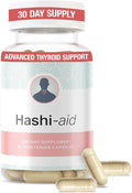 IBDassist™ Hashi Aid Thyroid Support for Women &amp Men - Thyroid Supplement for Hashimoto's Disease &amp Hypothyroidism* - Packed with Ashwagandha Selenium Zinc Essential Vitamins &amp More - 3