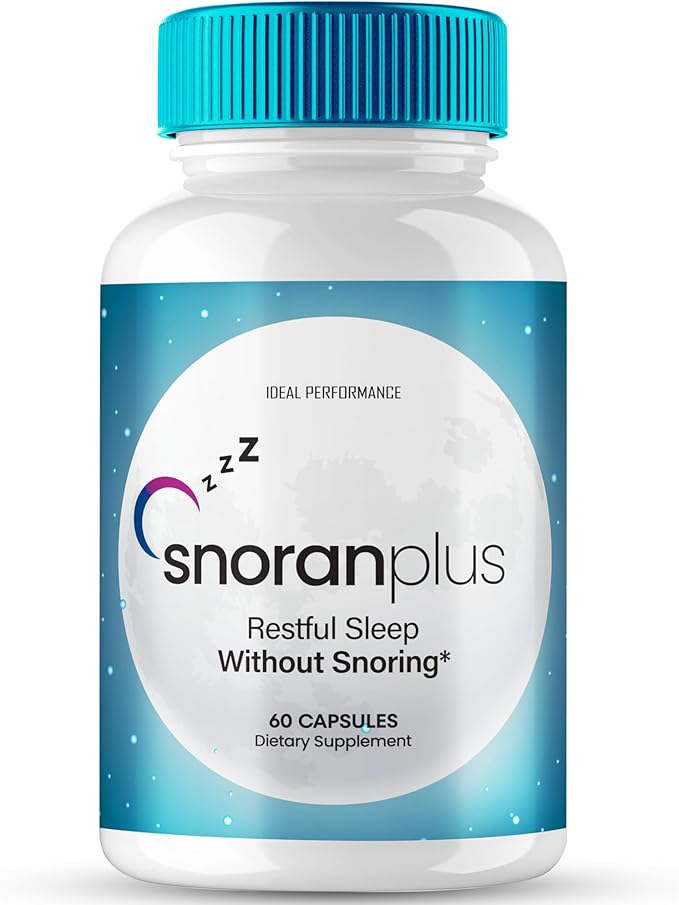 Snoran Plus Capsules Official Snoran Plus Natural Supplement Pills Reduces Snoring - Extra Strength SnoranPlus Advanced Formula Improves Breathing Overall Health &amp Wellness Reviews (60 Capsules