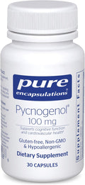 Pure Encapsulations Pycnogenol 100 mg | Hypoallergenic Supplement to Promote Vascular Health and Provide Antioxidant Support | 30 Capsules