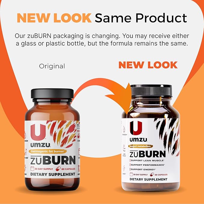UMZU ZuBurn Energy Support Supplement (30 Day Supply) – Caffeine Mitoburn Capsimax Grains Of Paradise B6 &amp B12 – Energy Supplements For Daily Energy Focus &amp Active Lifestyle Support General