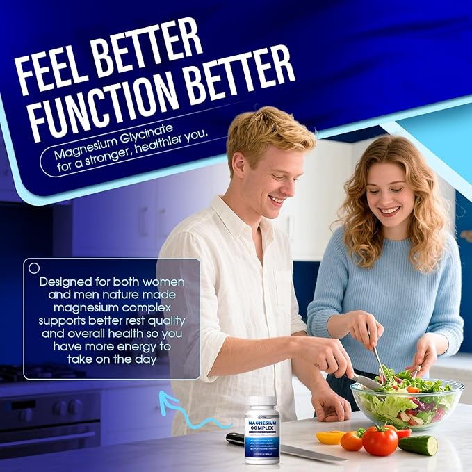 8-in-1 Magnesium Complex Supplement - 1000mg | High Absorption | Vegan Non-GMO | 90 Capsules (2)
