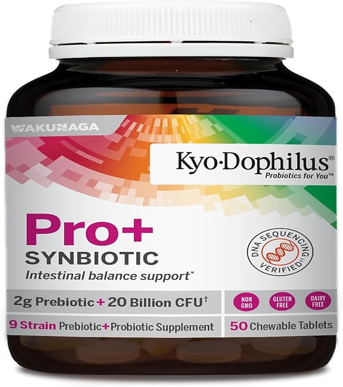 Kyo-Dophilus Pro+ Synbiotic 50 Chewable Tablets