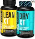 Jacked Factory Stim-Free Weight Loss Stack - Lean XT Stim-Free Fat Burner and Dry XT Water Pills for Bloating Reduction (30 Day Supply)