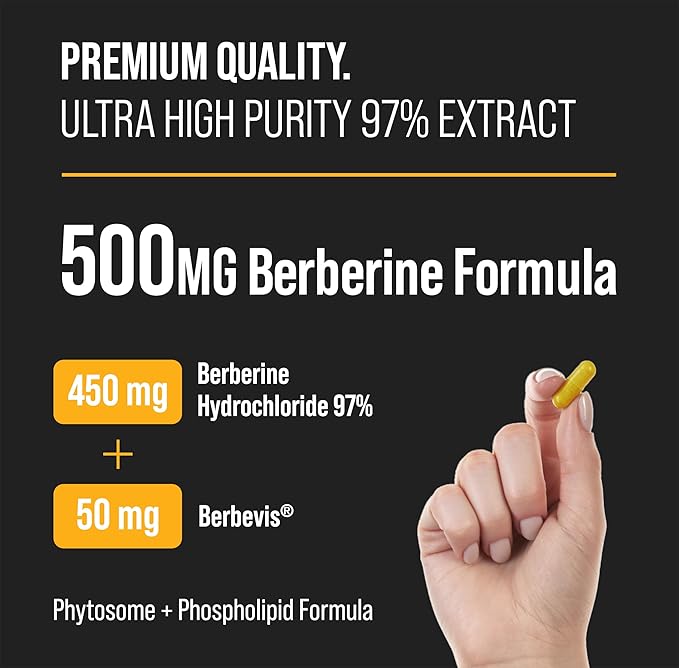 NutraChamps Complete Circulatory &amp Metabolic Boost : Pycnogenol &amp Berberine Duo