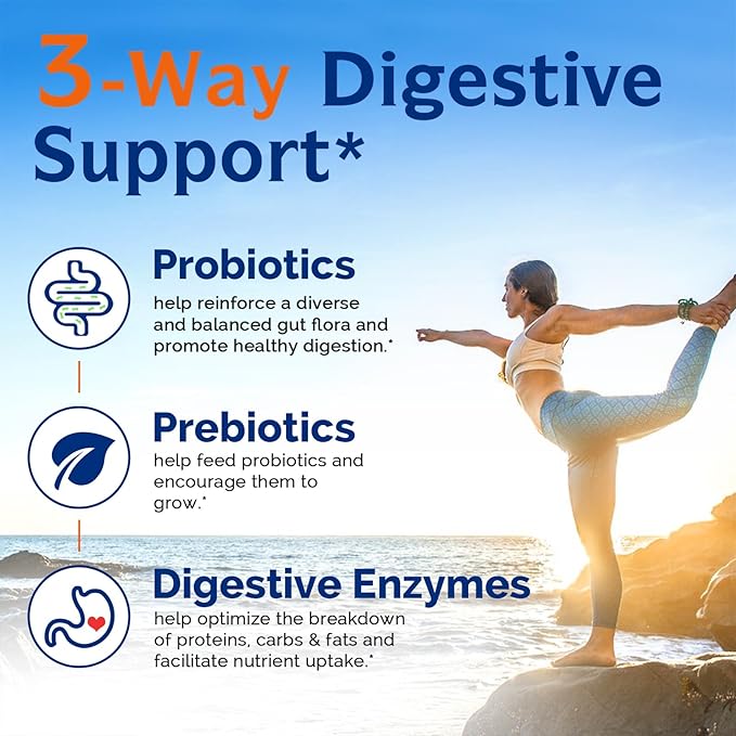 Innate Vitality Probiotic Bundle: 120B &amp 30B CFU Options with Prebiotics. Supports Gut Health Relief from Bloating &amp Gas. Delayed Release Vegan (60 Capsules)