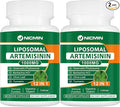 Liposomal Artemisinin Supplement 1000mg Sweet Wormwood Extract with 200mg Quercetin Phytosome Maximum Absorption for Antioxidant 120 Capsules