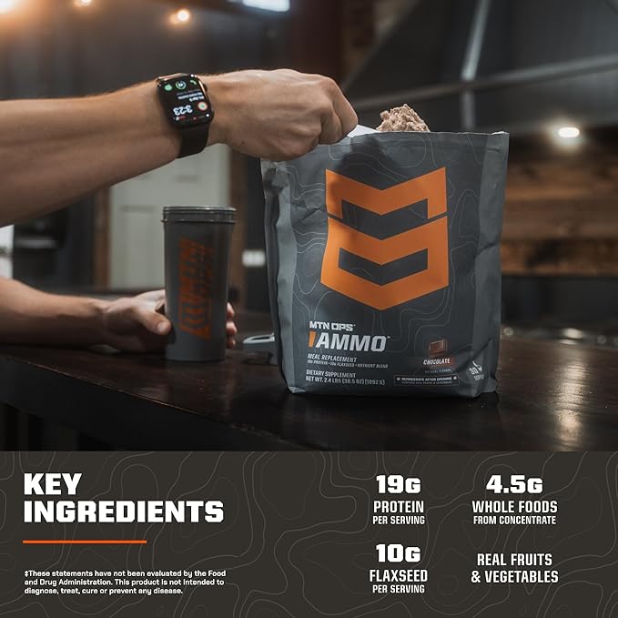 MTN OPS Blaze &amp Ammo Vanilla Bundle – Thermogenic Fat Burner + Lean Muscle Protein Stack