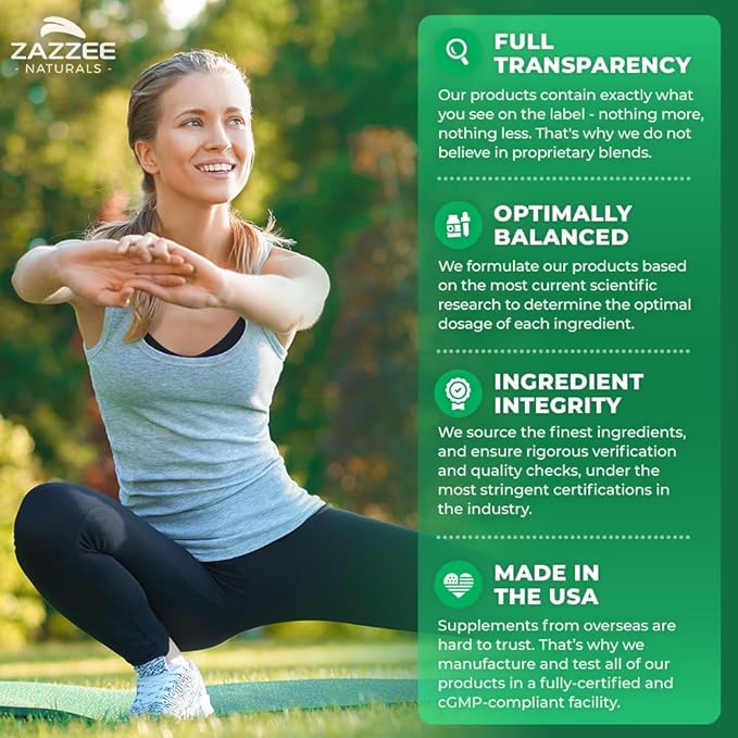 Zazzee Extra Strength French Maritime Pine Bark Extract 20:1 350 mg Per Capsule 95% Proanthocyanidins 180 Vegan Capsules 6 Month Supply Certified Kosher Antioxidant Support Non-GMO Made in USA