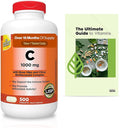 KKL Extra Strength Vitamin C 1000 mg 500 Count Immune &amp Antioxidant Support Daily Dietary Supplement + Exclusive Vtmx Vitamin Guide (2 Items)