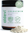 Bovine Colostrum Powder Grass-Fed &amp Pasture-Raised Made in USA cGMP High IgG Unflavored Mixes Easily Gut &amp Immune Support Third-Party Tested 30 Servings
