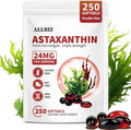 ALLBIZ Astaxanthin 24mg | 250 Softgels | 250-Day Supply | Premium Antioxidant Supplement Supports Eye Skin Brain &amp Liver Health | Natural Microalgae Source Non-GMO Gluten Free