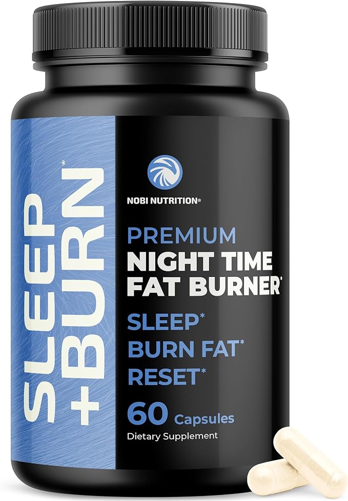 Night Time Fat Burner to Shred While You Sleep | Belly Fat Burner Carb Blocker &amp Weight Loss Support Supplements | Lose Weight Support Metabolism &amp Fall Asleep Fast | 60 Nighttime Diet Pills