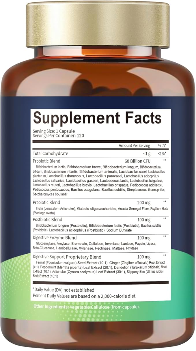 Totaria Sugar-Free Probiotics Prebiotics Postbiotics Gummies &amp Capsules Bundle