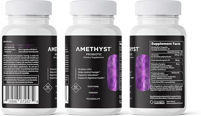 Complete Nutrition Amethyst Probiotic Supplement