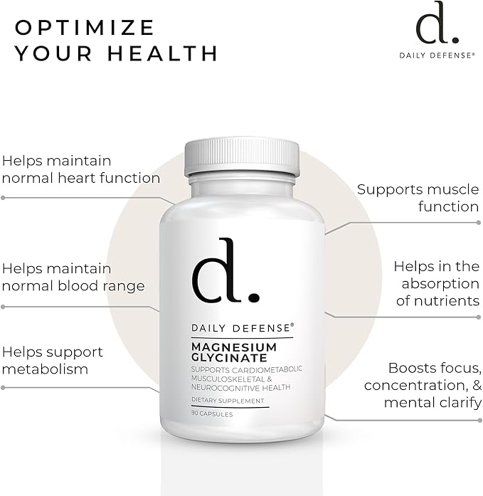 Magnesium Glycinate 200mg – Chelated Magnesium Bisglycinate for Muscle Relaxation Restful Sleep Heart Health &amp Metabolism Support – 90 Capsules Made in USA