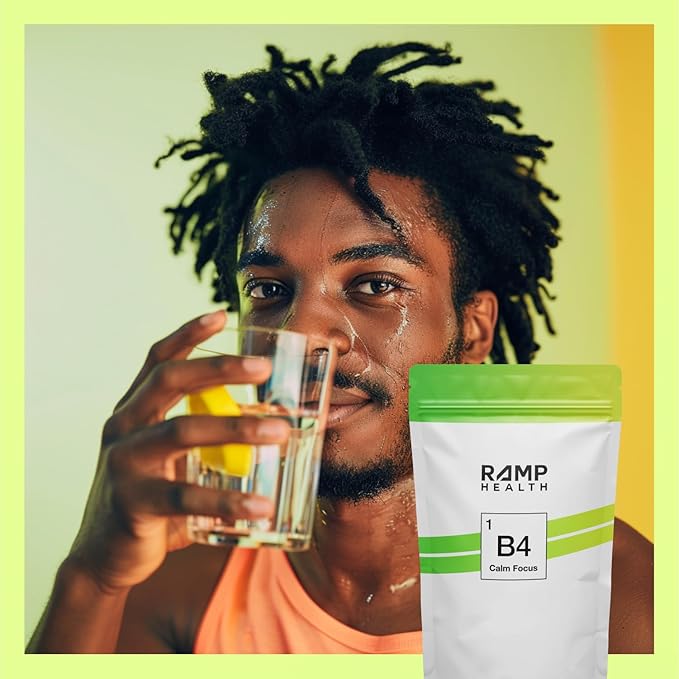 B4 - Supplement - Available in 6 Flavors - L-Theanine Lemon Balm Extract and More - 10 Count (10 Packets Citrus Smooth)