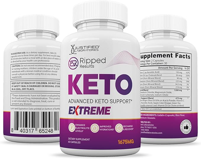 (5 Pack) Ripped Results Keto ACV Extreme Pills 1675MG Keto Support Blend Capsule Alternative Keto ACV Gummies Formulated Apple Cider Vinegar Extra Virgin Olive Oil Powder Green Tea Leaf 300 Capsules